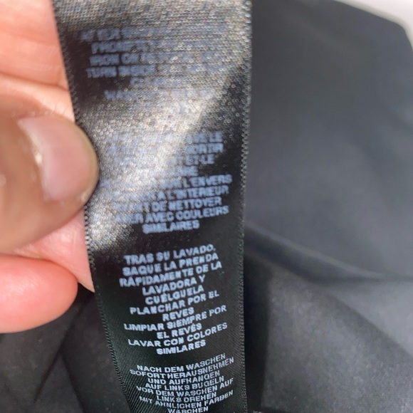 ASOS PULL ON BLACK PENCIL SKIRT WITH BACK SLIT - SIZE 2 - EUC - Picture 3 of 5